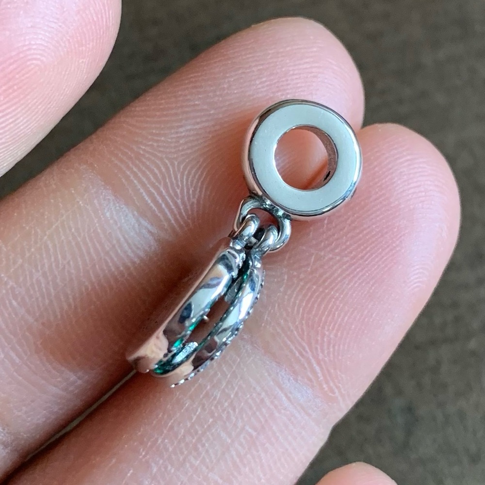 NWOT Lucky Four Leaf Clover Dangle Charm Sterling Silver 925 - Picture 10 of 15